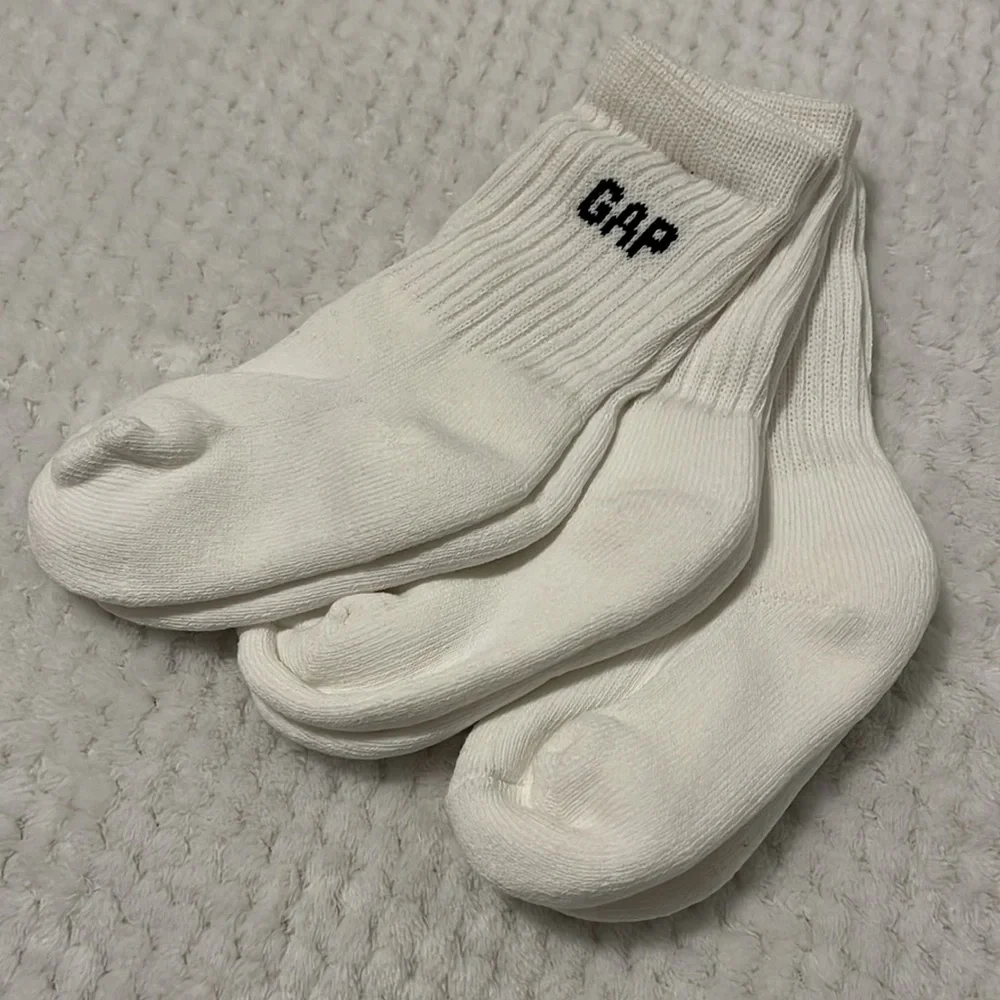 Kids Gap Arch Logo Crew Socks (3-Pack)